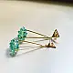 online Designer Handcrafted Glass Green Earring 