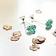 online Designer Handcrafted Glass Green Earring 