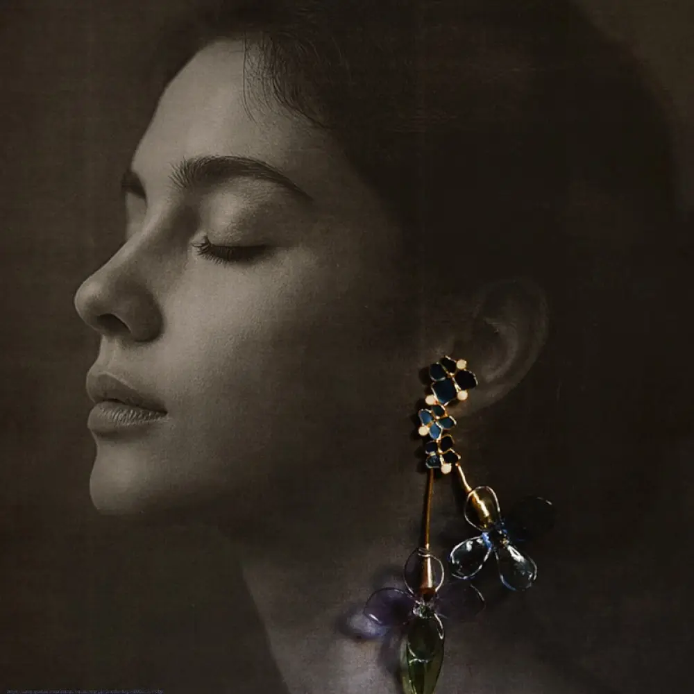 online Handmade designer glass earring