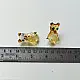 online Handmade Glass Cone Pink Earring 