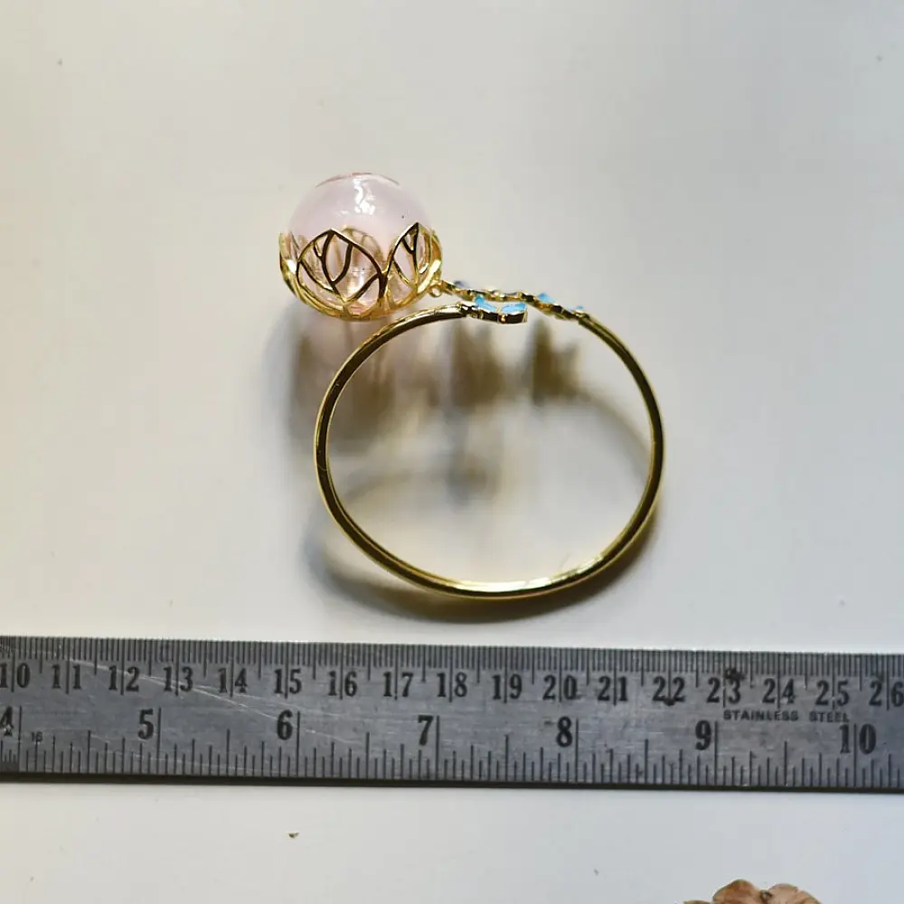 online Designer Glass Hydrangea Bracelet