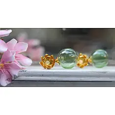कुसुमांप्रभा ✤ Glass Jewelry ✤ Earring ✤ 25