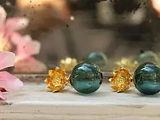 कुसुमांप्रभा ✤ Glass Jewelry ✤ Earring ✤ 4