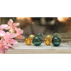 कुसुमांप्रभा ✤ Glass Jewelry ✤ Earring ✤ 4