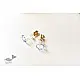 online Handmade designer glass earring- White Transparent 