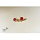 online designer Handmade glass earring ladybug
