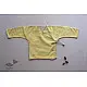 Infant Organic Cotton Garment ★ Yellow Mellow Reversible Wrap ★ 16