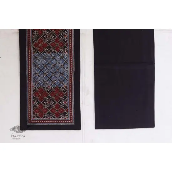 Buy Ajrakh Print Double Bed sheet ❁ with Booster Covers 