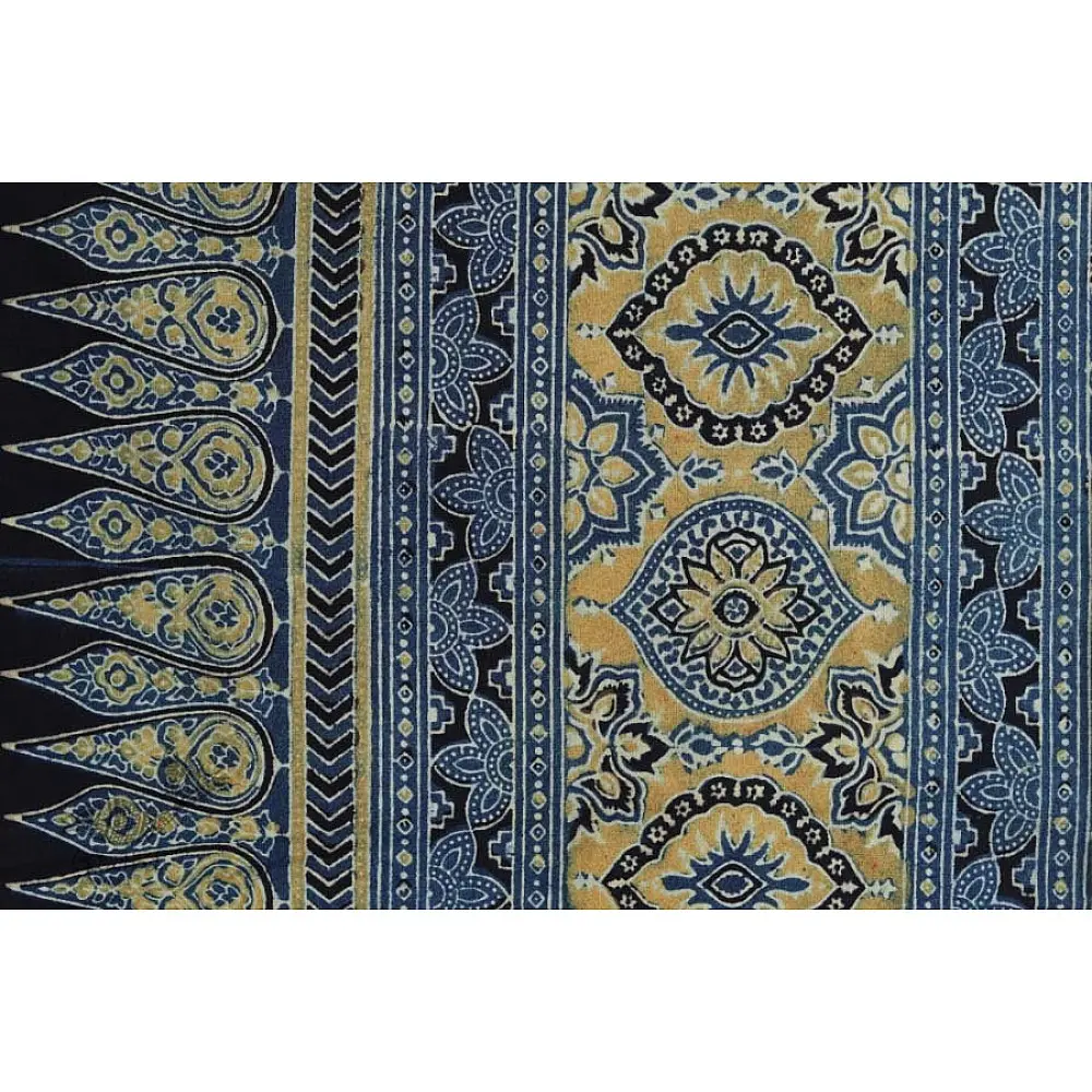 chemical free Ajrakh Print Double Bed sheet 