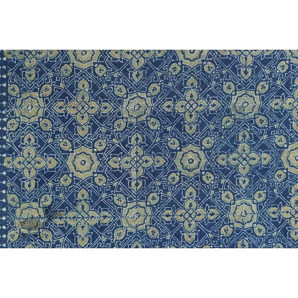 Ethereal skies  ❁ Ajrakh Print Double Bed sheet ❁ with Booster Covers - K