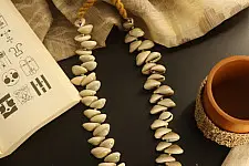 Abira ✮ Tribevibe Cowrie And Repurposed Metal Necklace ✮ 11