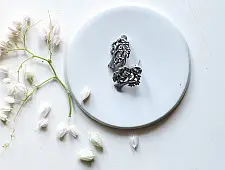 Ishana . इशाना ✯ German Silver Earring - Radha Krishna