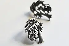 Ishana . इशाना ✯ German Silver Earring - Radha Krishna