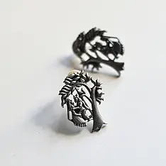 Ishana . इशाना ✯ German Silver Earring - Radha Krishna
