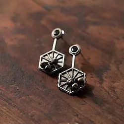 Ishana . इशाना | German Silver Earring - 1