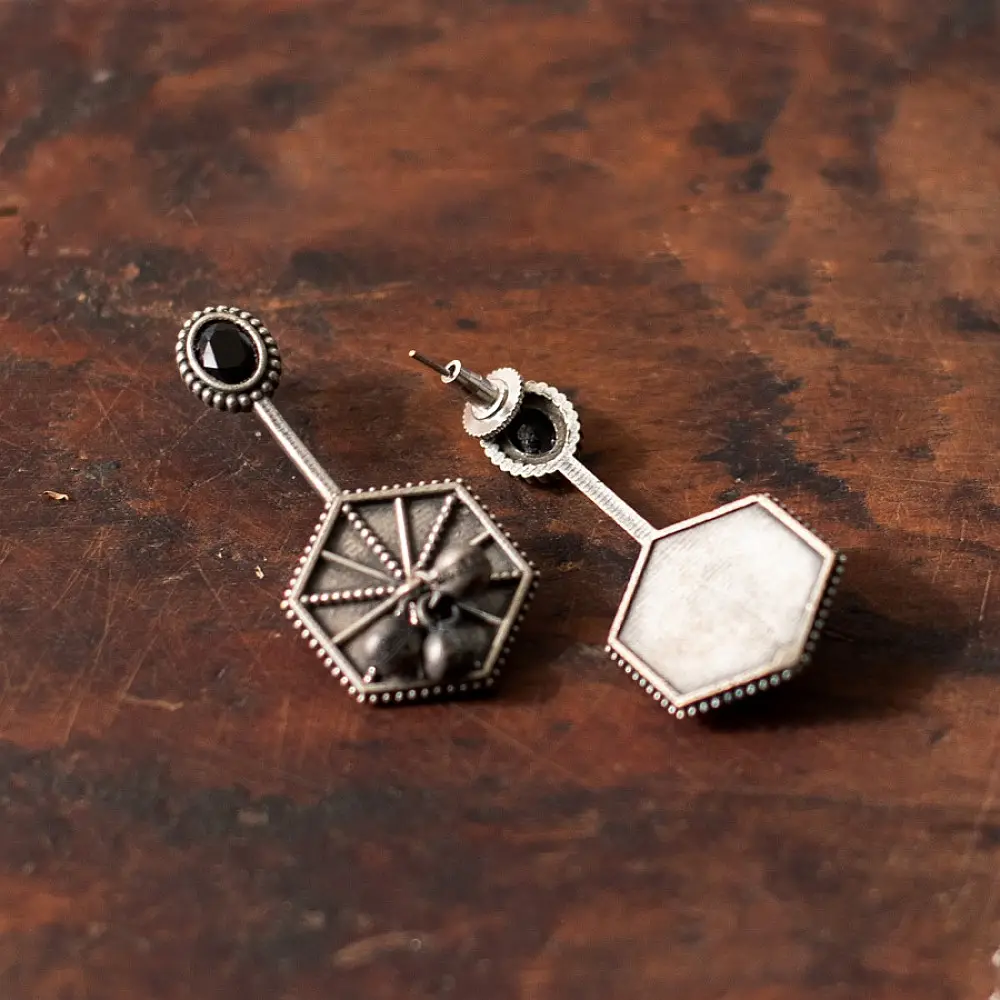 online german silver earrings