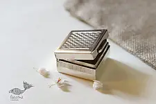 रजत ❧ | Silver Square box - Small | 10