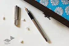 रजत ❧ | Silver Regular Pen & Ink pen (Set of two) | 11