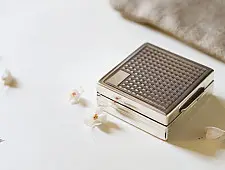 रजत ❧ | Silver Square Box  | 8