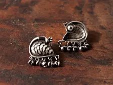 Ishana . इशाना | German Silver Earring - 2