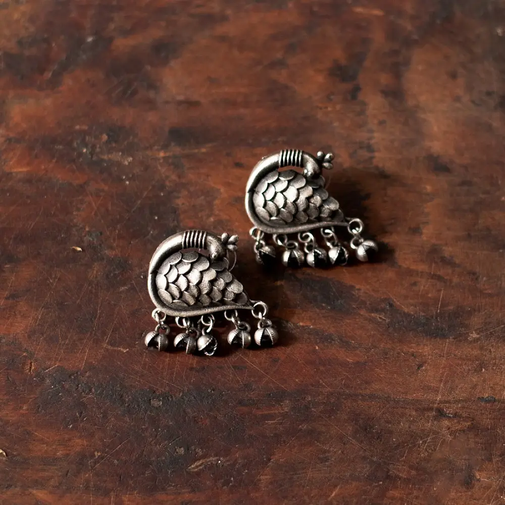online german silver earrings