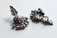 Ishana . इशाना ✯ German Silver Earring - Leaf