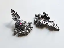 Ishana . इशाना ✯ German Silver Earring - Leaf