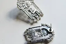 Ishana . इशाना ✯ German Silver Earring - Deer Motif