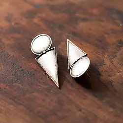 Ishana . इशाना | German Silver Earring - 3