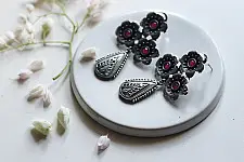 Ishana . इशाना ✯ German Silver Earring - A