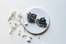 Ishana . इशाना ✯ German Silver Earring - Elephant Motif
