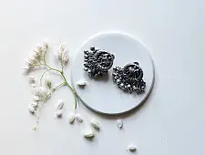 Ishana . इशाना ✯ German Silver Earring - Elephant Motif