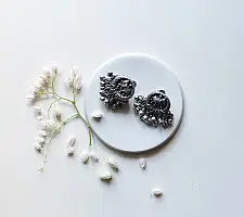 Ishana . इशाना ✯ German Silver Earring - Elephant Motif
