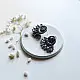 handcrafted german silver jhumka drop earrings featuring elephant motif, filigree stud, dome jhumka, and ghungroo bead fringe