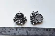Ishana . इशाना ✯ German Silver Earring - Elephant Motif
