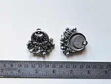 Ishana . इशाना ✯ German Silver Earring - Elephant Motif