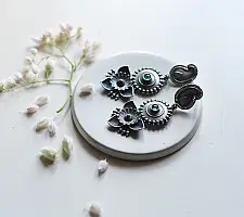 Ishana . इशाना ✯ German Silver Earring - B