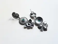 Ishana . इशाना ✯ German Silver Earring - B