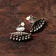 online german silver earrings (Two Color Options yellow/ White)