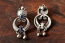 Ishana . इशाना | German Silver Earring - 5