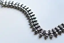 Ishana . इशाना ✯ German Silver Triangular Spike Choker Necklace: - A