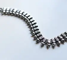 Ishana . इशाना ✯ German Silver Triangular Spike Choker Necklace: - A