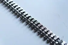 Ishana . इशाना ✯ German Silver Pinecone Motif Hasli Choker Necklace - B