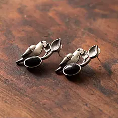 Ishana . इशाना | German Silver Earring - Two Color Options