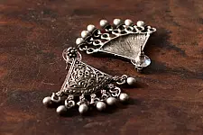 Ishana . इशाना | German Silver Earring - 7