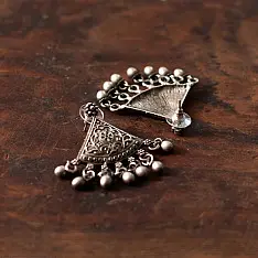 Ishana . इशाना | German Silver Earring - 7