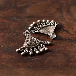 Ishana . इशाना | German Silver Earring - 7