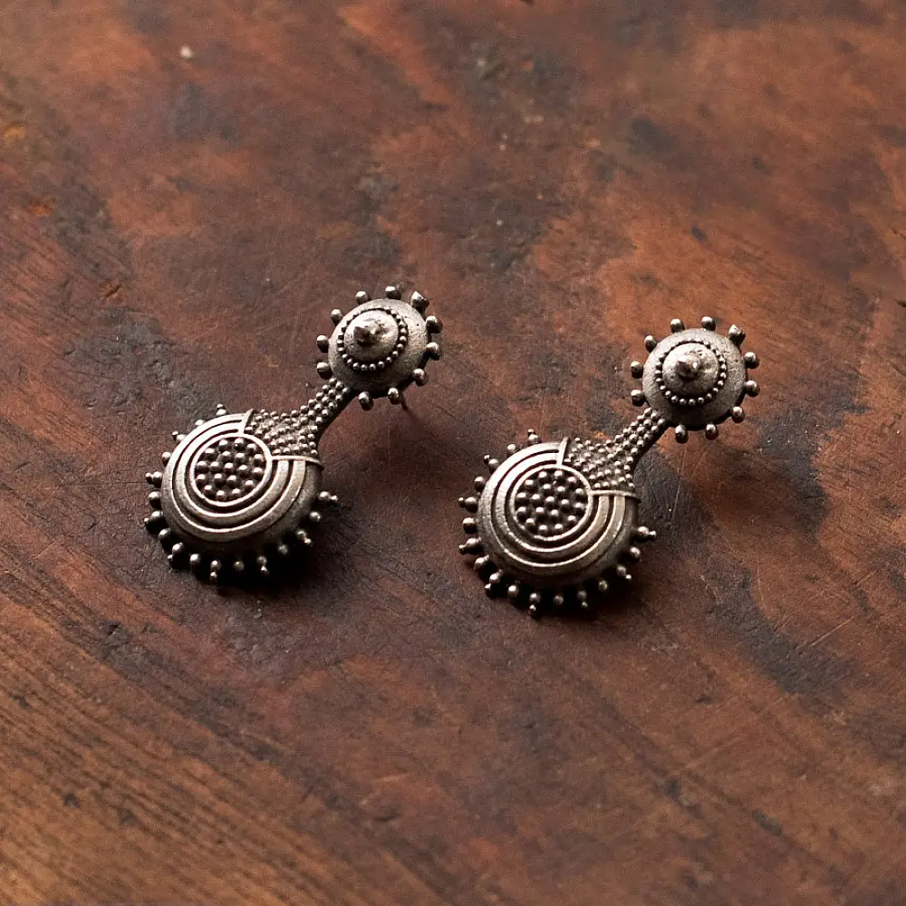 online german silver earrings