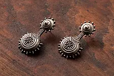 Ishana . इशाना | German Silver Earring - 9