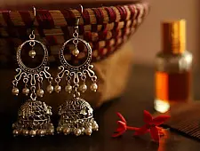 इशाना ✽ White Metal ✽ Earring 8